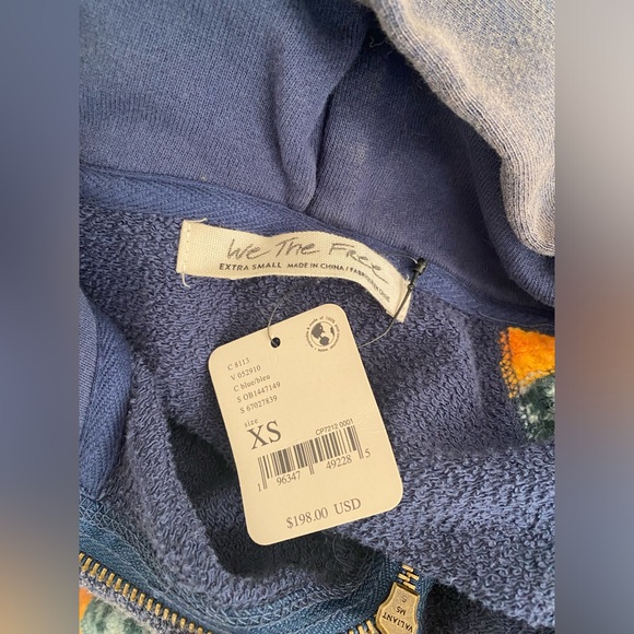 Free People Mix Tape Hoodie XS - Picture 7 of 7